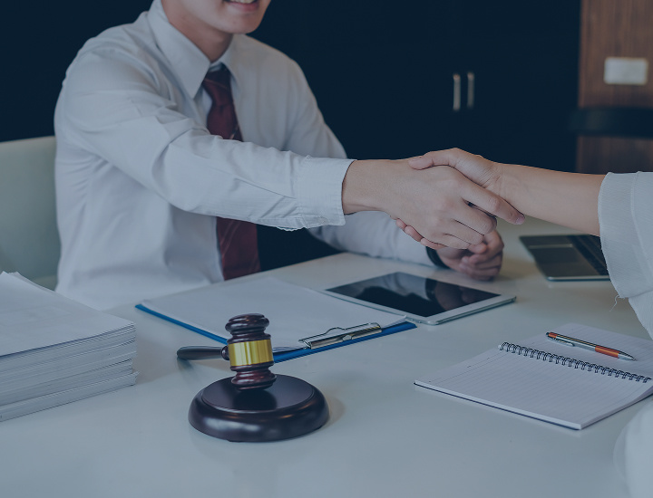 sponsors shaking hands