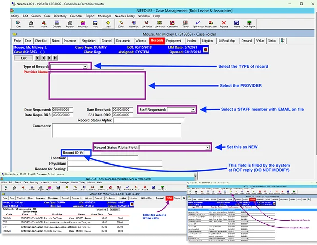 needles cms screenshot