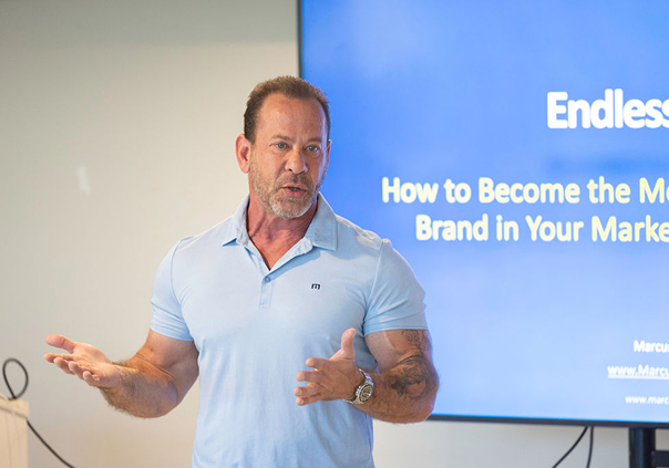 rob levine speaking at mastermind meeting