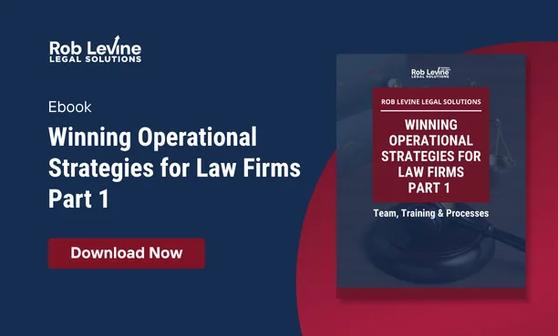 Winning Operational Strategies for Law Firms Part 1