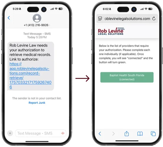 ROT phone app authorization